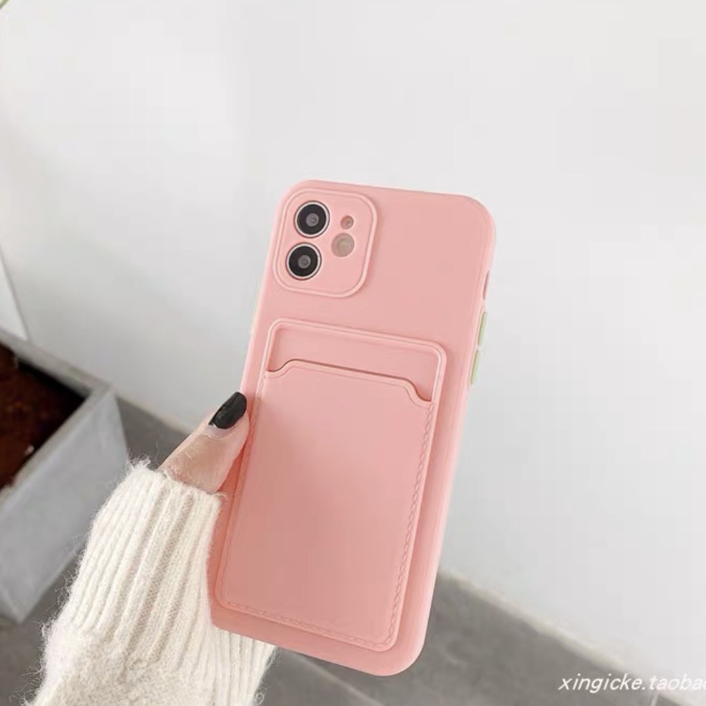 Ốp Lưng Iphone TPU Bảo Vệ Camera Mềm Mịn - Kèm Ví