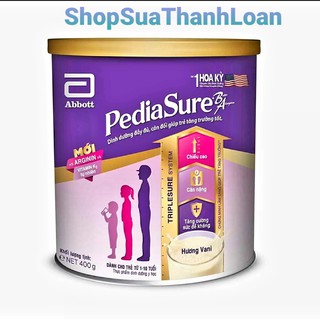 [HSD T6-2024] Sữa Bột Abbott PediaSure BA vani - Lon 400g.