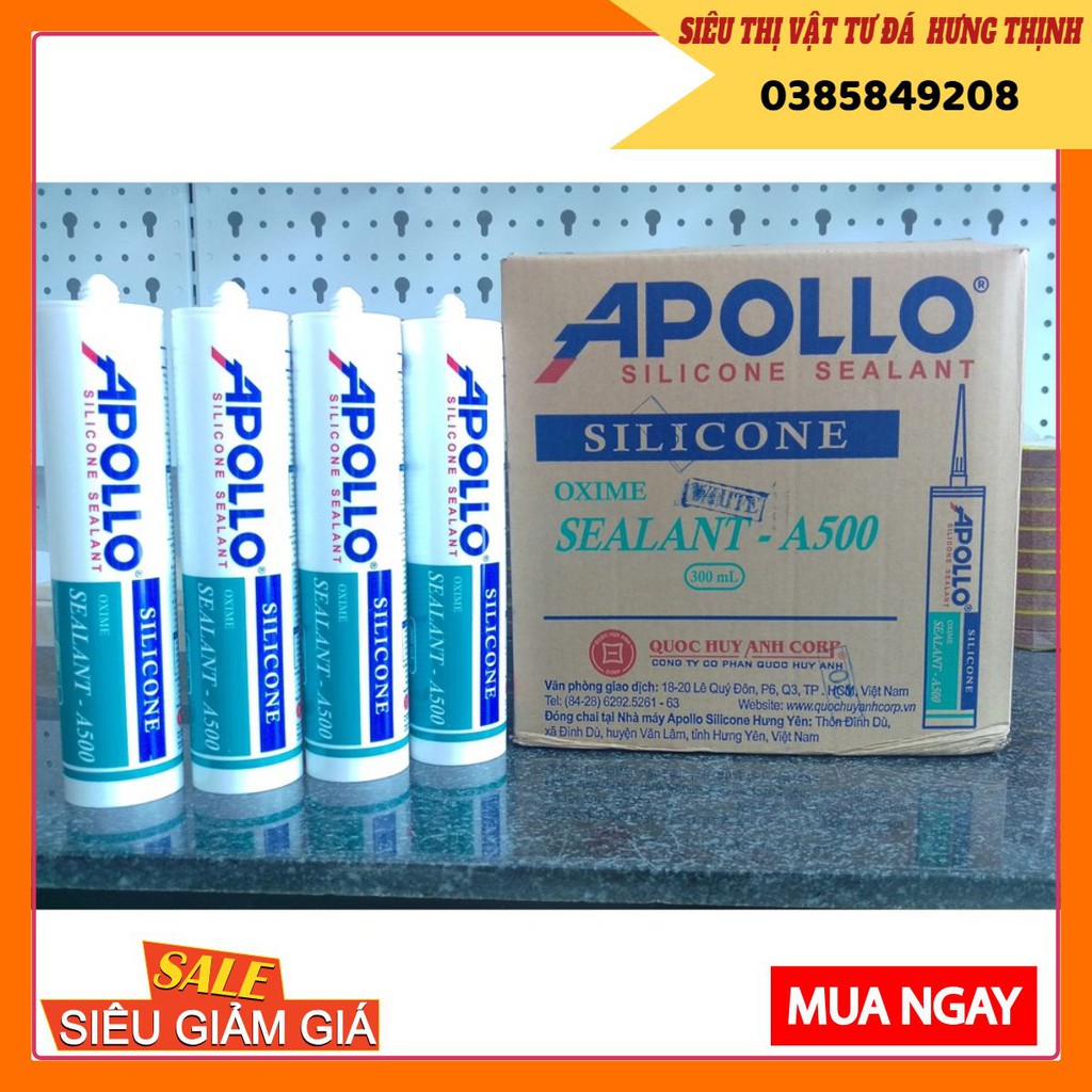 Keo silicone APOLLO Sealant A500 | Nói không với hàng nhái, hàng kém chất lượng