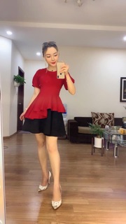 Áo thiết kế vạt chéo