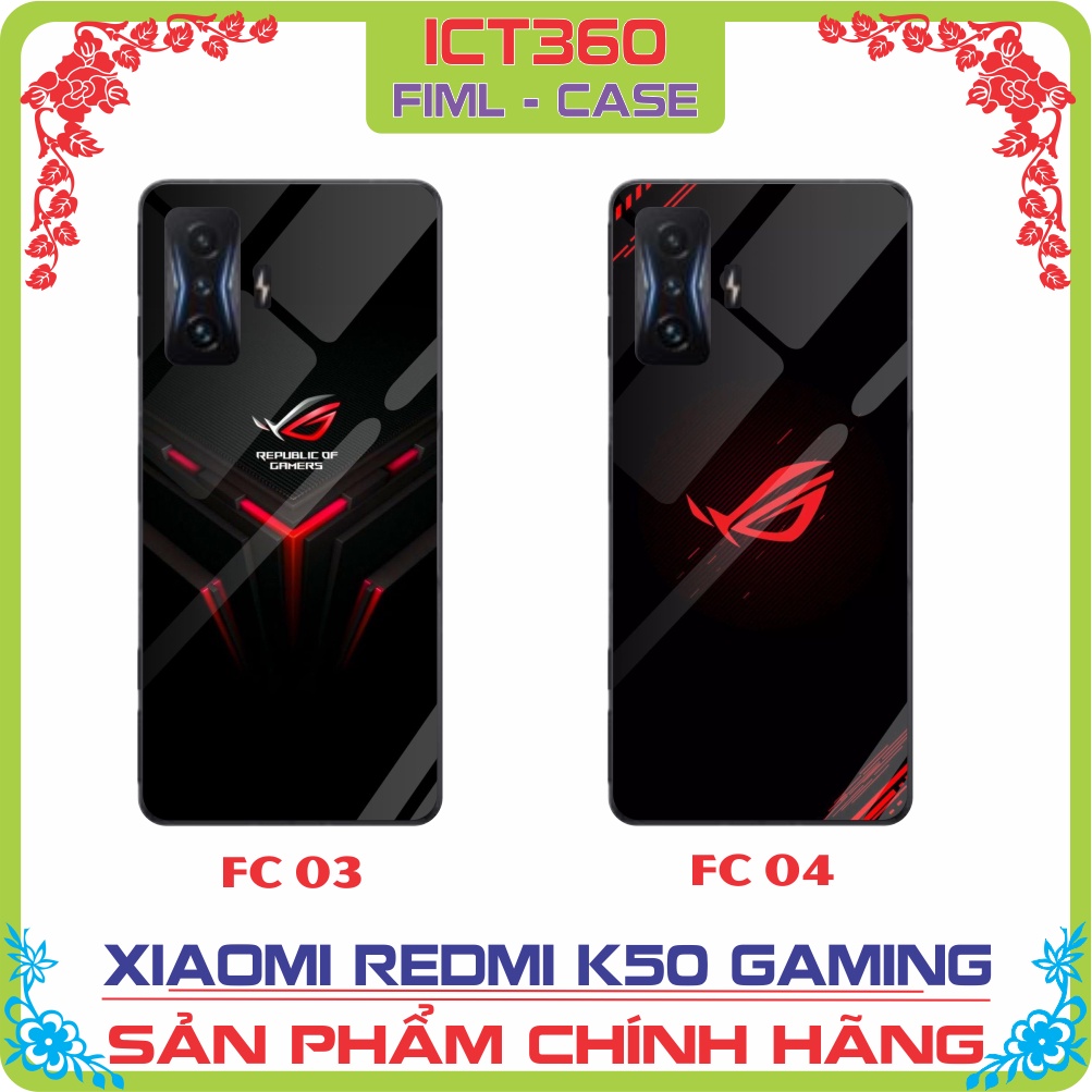 Ốp lưng kính Xiaomi Redmi K50 Gaming / Poco F4 GT - Nhận in ảnh theo yêu cầu