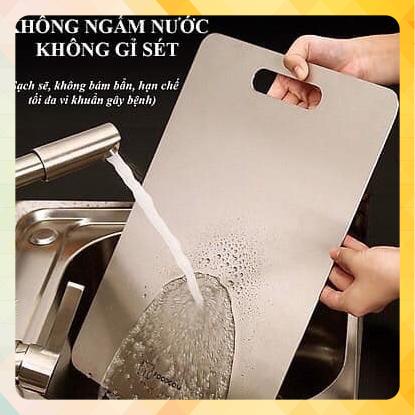 THỚT INOX 304 - KHÁNG KHUẨN - Cao cấp CƯỜNG LỰC - CHỐNG ẨM MỐC – Không han gỉ