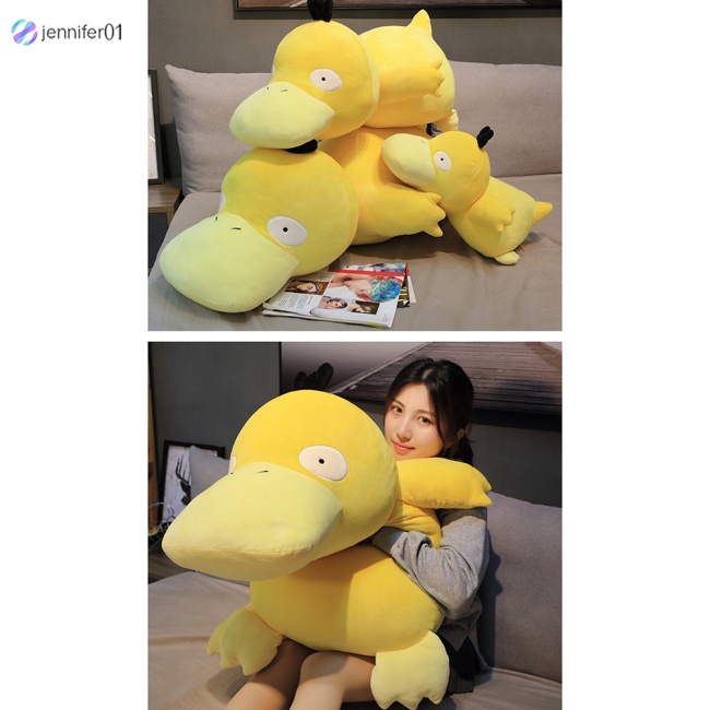 Jen pokemon series psyduck nhồi bông vịt sang trọng gối đồ chơi búp bê trang trí nội thất trẻ em quà tặng sinh nhật vịt sang trọng