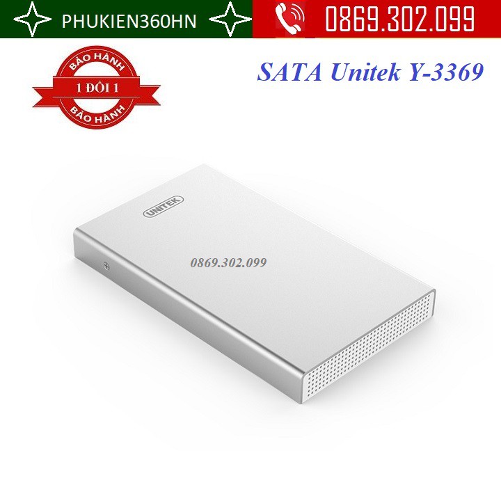 Hộp đựng Ổ cứng HDD Box 2.5&quot; SATA Unitek Y-3369