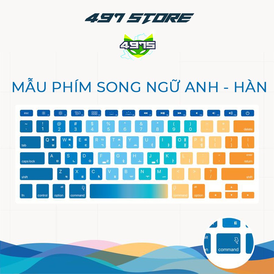 Sticker Decal Dán Phím Song Ngữ - Nhiều Ngôn Ngữ - Thiết Kế Theo Yêu Cầu - Dán Nhiều Dòng Máy