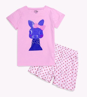 Bộ cotton bé gái size đại