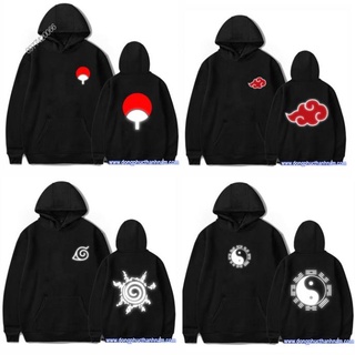 áo Naruto phản quang, hoodie Naruto,gia tộc Uchiha, Uzumaki, Hyuga, tổ chức akatsuki