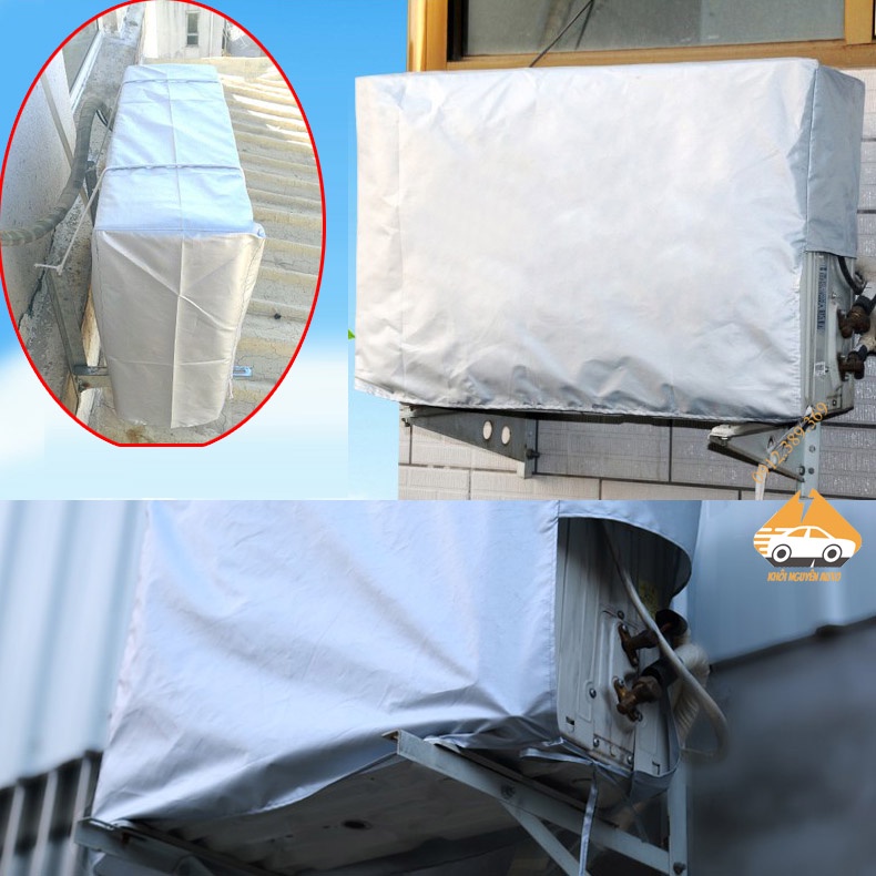 Bạt Phủ Dàn Nóng Điều Hòa Chống Mưa Nắng Bụi Bảo Vệ Hiệu Quả