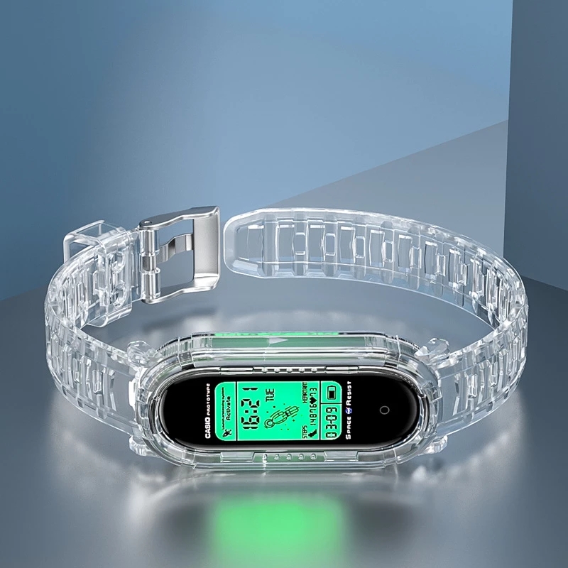 Dây Đeo Thay Thế Chất Liệu Silicon Màu Trơn Cho Xiaomi Mi Band 7 6 5 4 3 Xiaomi Band