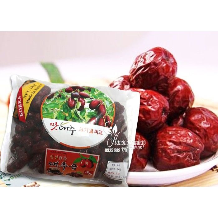 Táo đỏ khô Hàn Quốc 1 túi