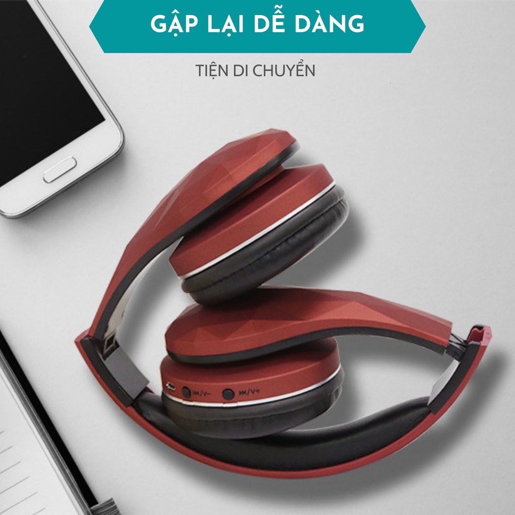 Tai Nghe Chụp Tai Bluetooth Không Dây AKZ MS-K6 Âm Thanh Siêu Trầm Chất Lượng Cao