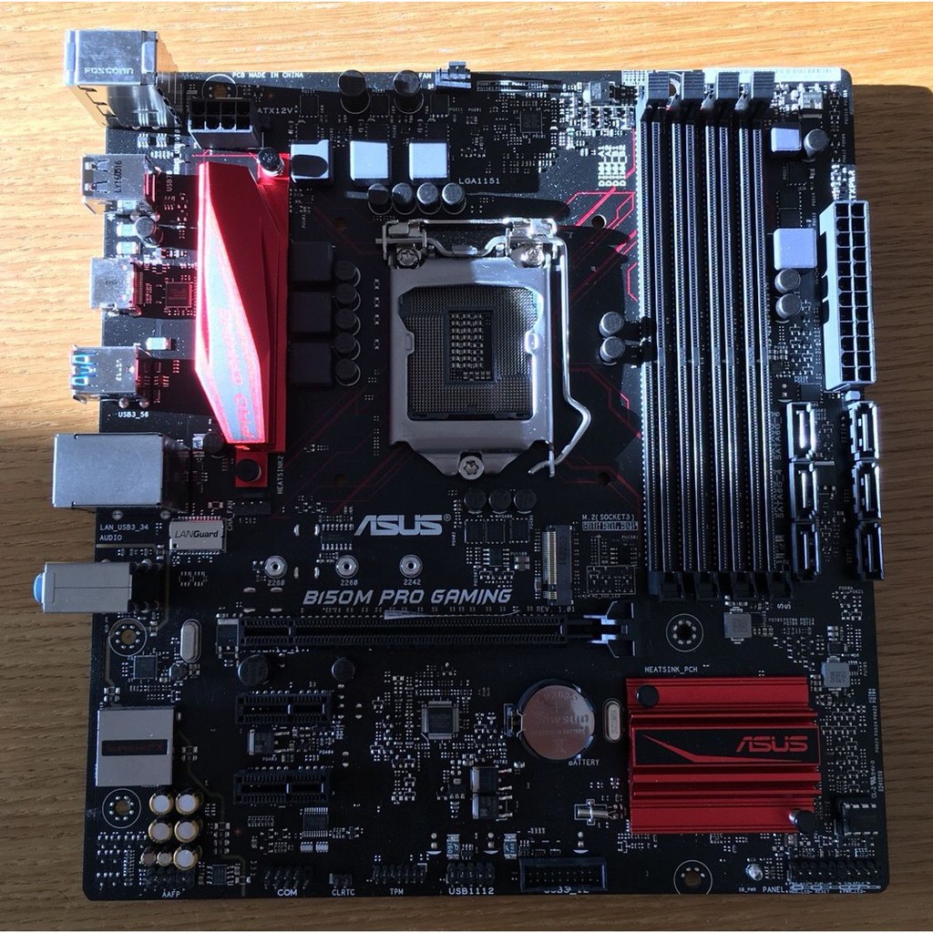 Bo mạch Asus B150M PRO GAMING qua sử dụng, main Asus B150 ngon lành, đẹp 95%