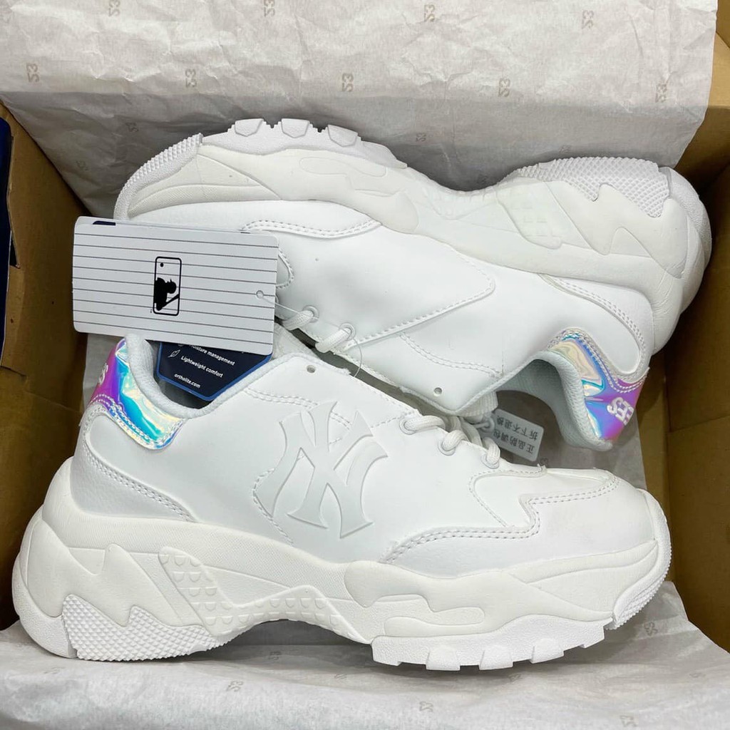 Giày Sneaker Ny Gót Holo Bạc FullBox Túi Xách
