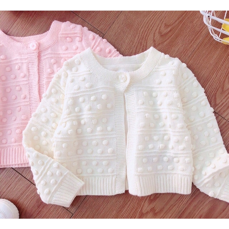Áo cadigan bé gái nhí baby Gap