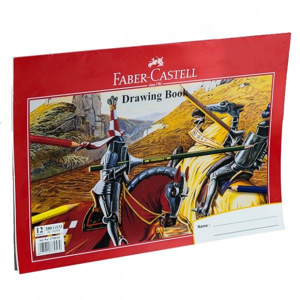 Giấy vẽ,Tập vẽ, Drawing book FABER CASTELL 200gsm A3-