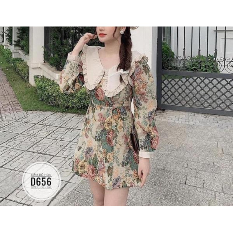 BIGSIZE Đầm bố hoa D656