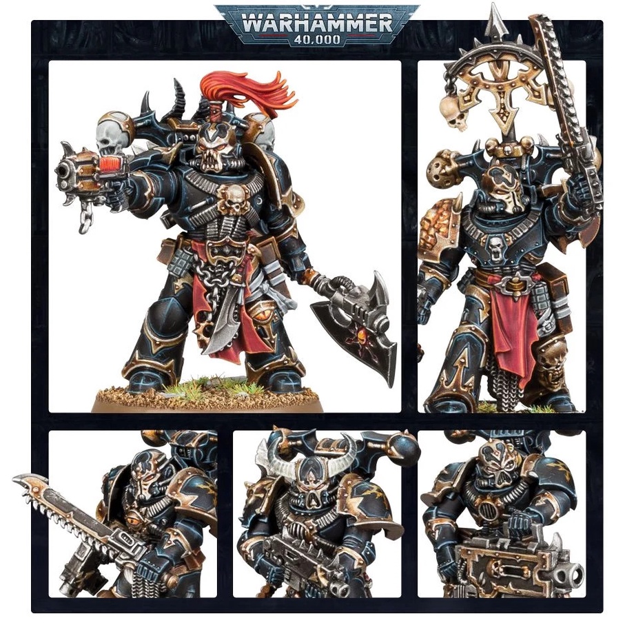 Mô hình nhân vật Warhammer 40k Combat Patrol: Chaos Space Marines