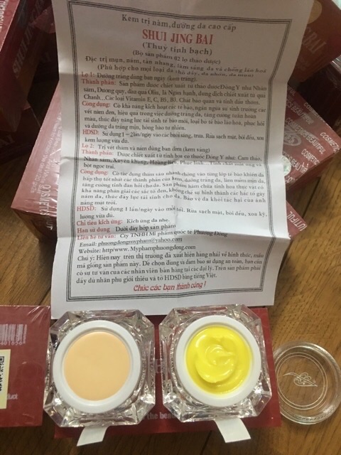 Kem thuỷ tinh bạch trắng da ngày và đêm | BigBuy360 - bigbuy360.vn