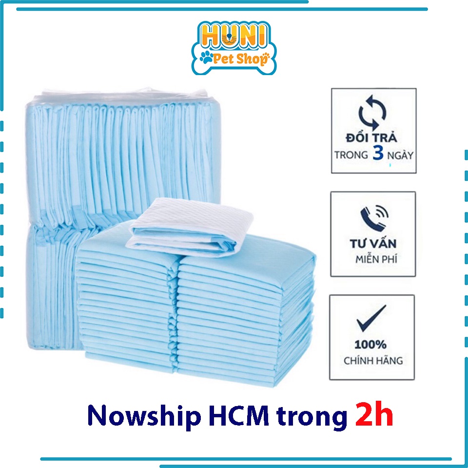 [01 MIẾNG] Tả lót chó mèo lót chuồng ĐỦ SIZE SML tã thú cưng siêu thấm hút - Huni petshop