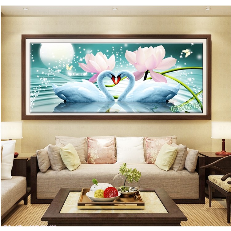 Tranh đính đá DF2710, kt : 120 x 55cm