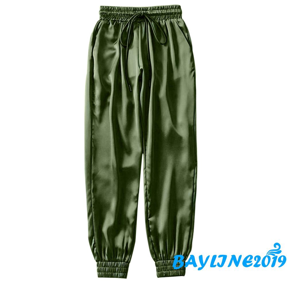 Quần Thể Thao Lưng Cao Màu Trơn Thời Trang Năng Động Cho Nữ