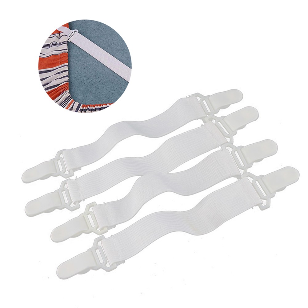 4 kẹp căng ga giường ngủ co giãn giúp giữ chặt không trơn tuột