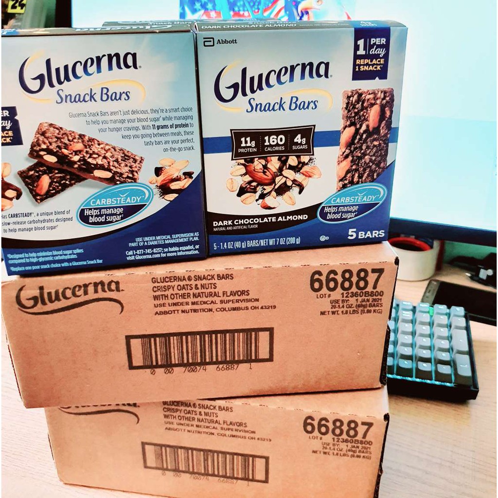 - Bánh snack Glucerna - Abbott - Mỹ - 200g
