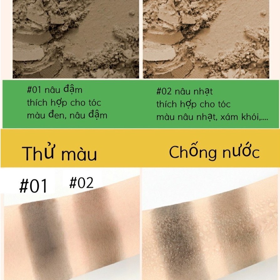 Phấn che hói Maycreate /Phấn phủ che khuyết điểm tóc Maycreate /Hair Line Shadow Powder 💕FREESHIP 50k💕 - dear.ladies | BigBuy360 - bigbuy360.vn