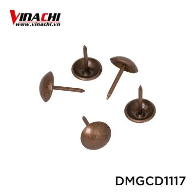 Đinh mũ giả cổ vàng đồng - quy cánh túi 50c