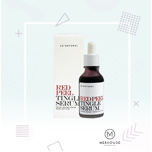 Serum Tái Tạo Da So’Natural Red Peel Tingle Serum