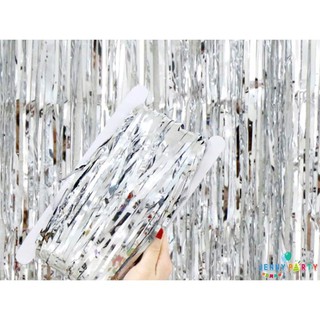 Đồ trang trí bong bóng Rèm kim tuyến trang trí sinh nhật ngang 1m cao 2m