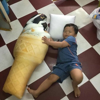 gối ôm 3d que kem socola 85cm