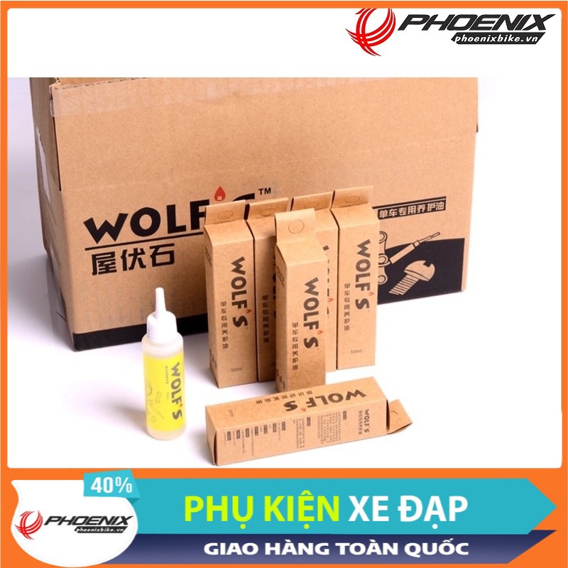 [Phoenixbike.vn] Dầu tra xích xe đạp Wolf