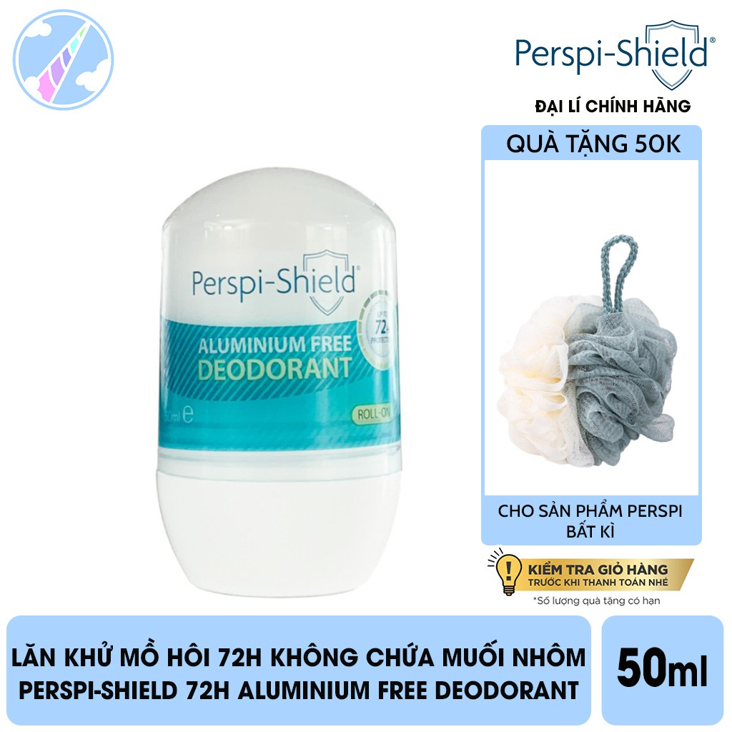 Lăn Khử Mồ Hôi 72h Không Chứa Muối Nhôm Perspi-Shield 72h Aluminium Free Deodorant 50ml