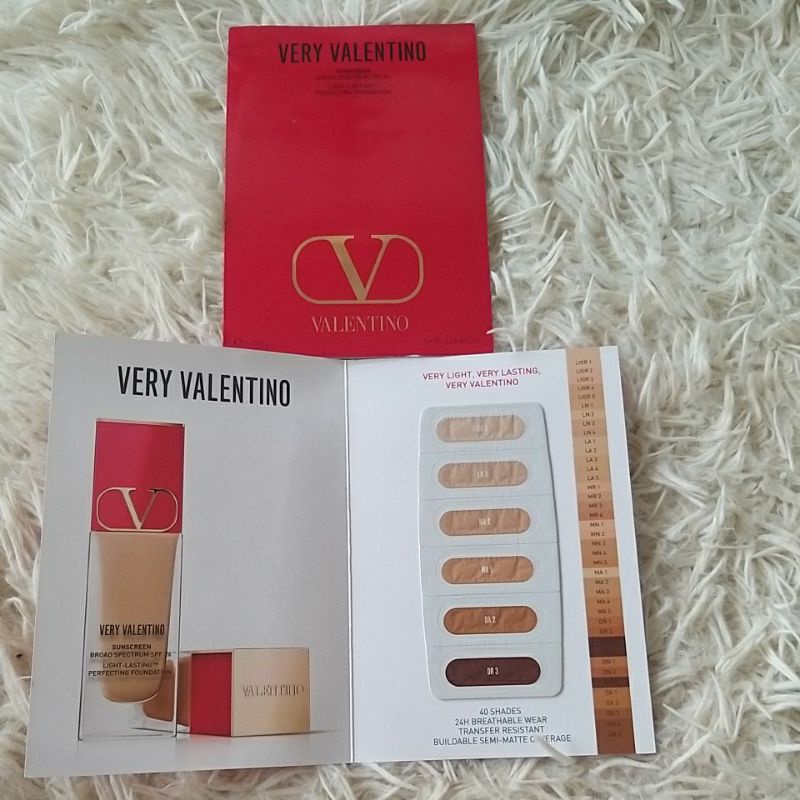 sample/mẫu thử kem nền very valentino