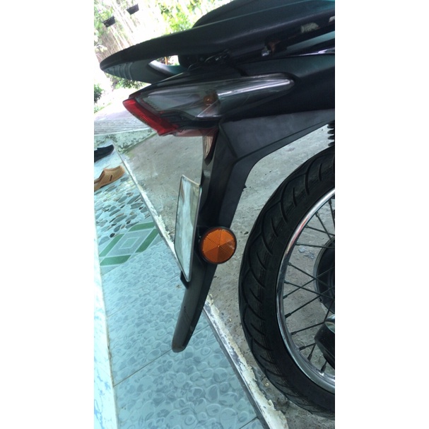 Mắt mèo phản quang siêu sáng gắn cho mọi dòng xe kiểu màu xanh đỏ bạc vàng lắp trước sau xe bảo hành (giá 1 đôi) 1 năm