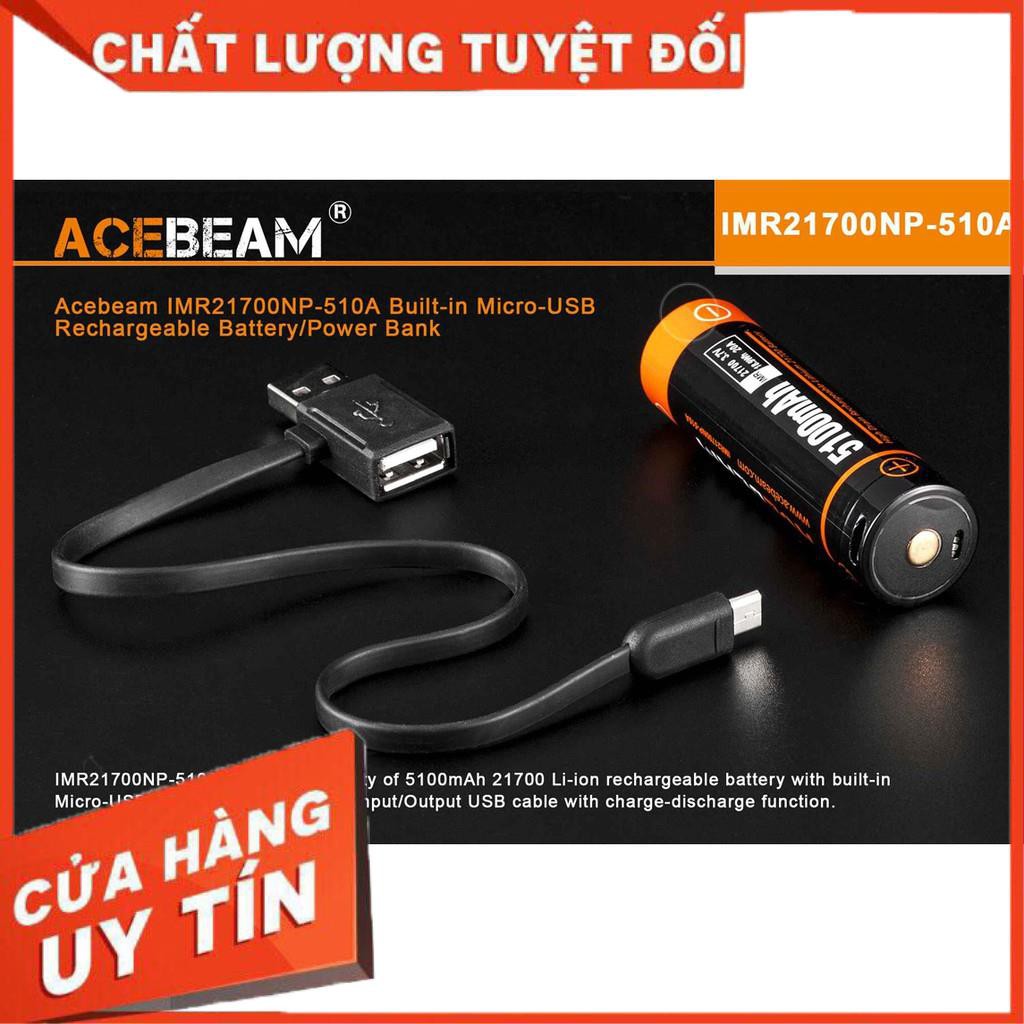 [BH 5 NĂM] ACEBEAM D20 - Đèn pin lặn độ sáng 2700lm chiếu xa 296m pin 21700 5000mAh (kèm theo) chịu độ sâu 200m