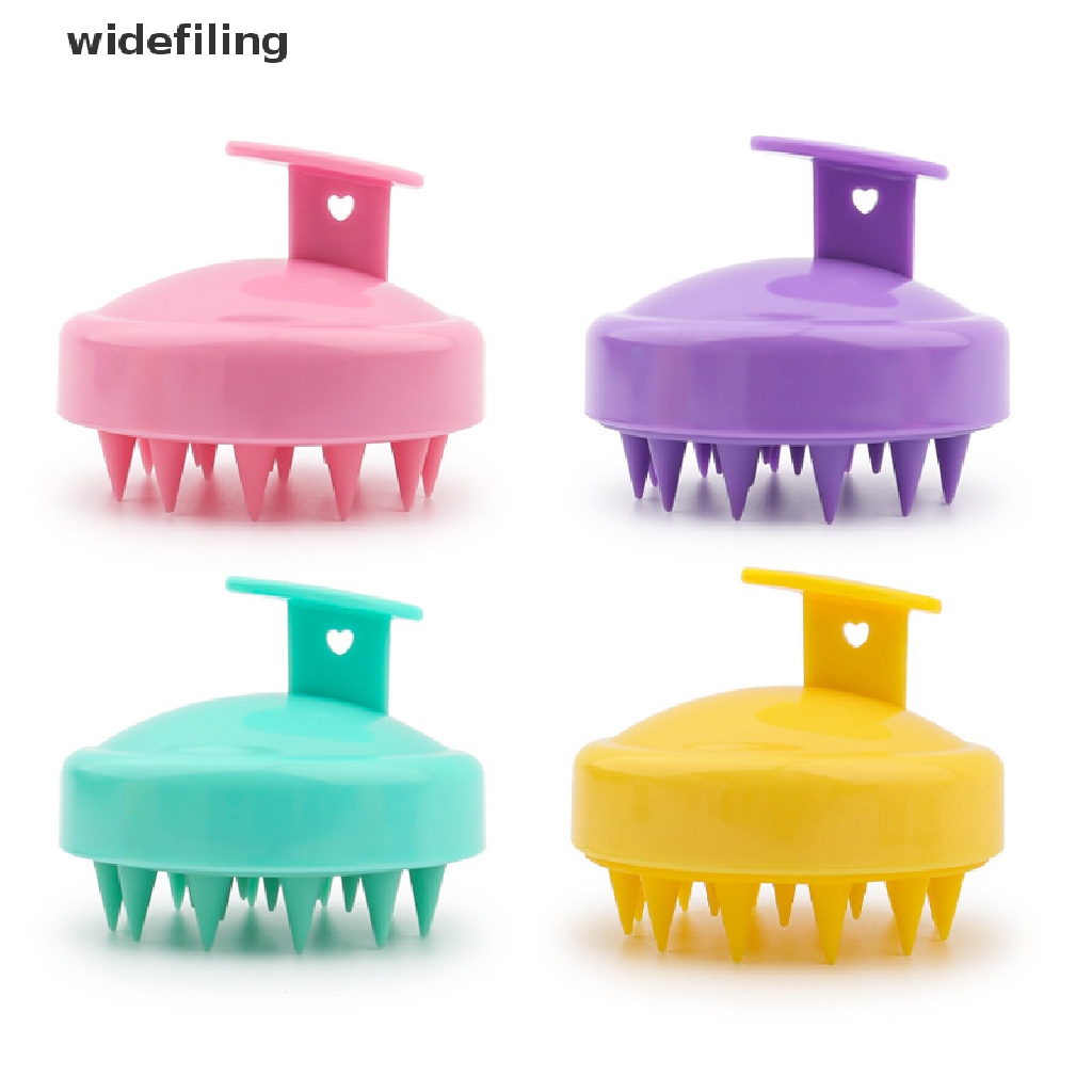 Bàn Chải Mát Xa Da Đầu Bằng silicone Dành Cho Người Lớn Và Trẻ Em