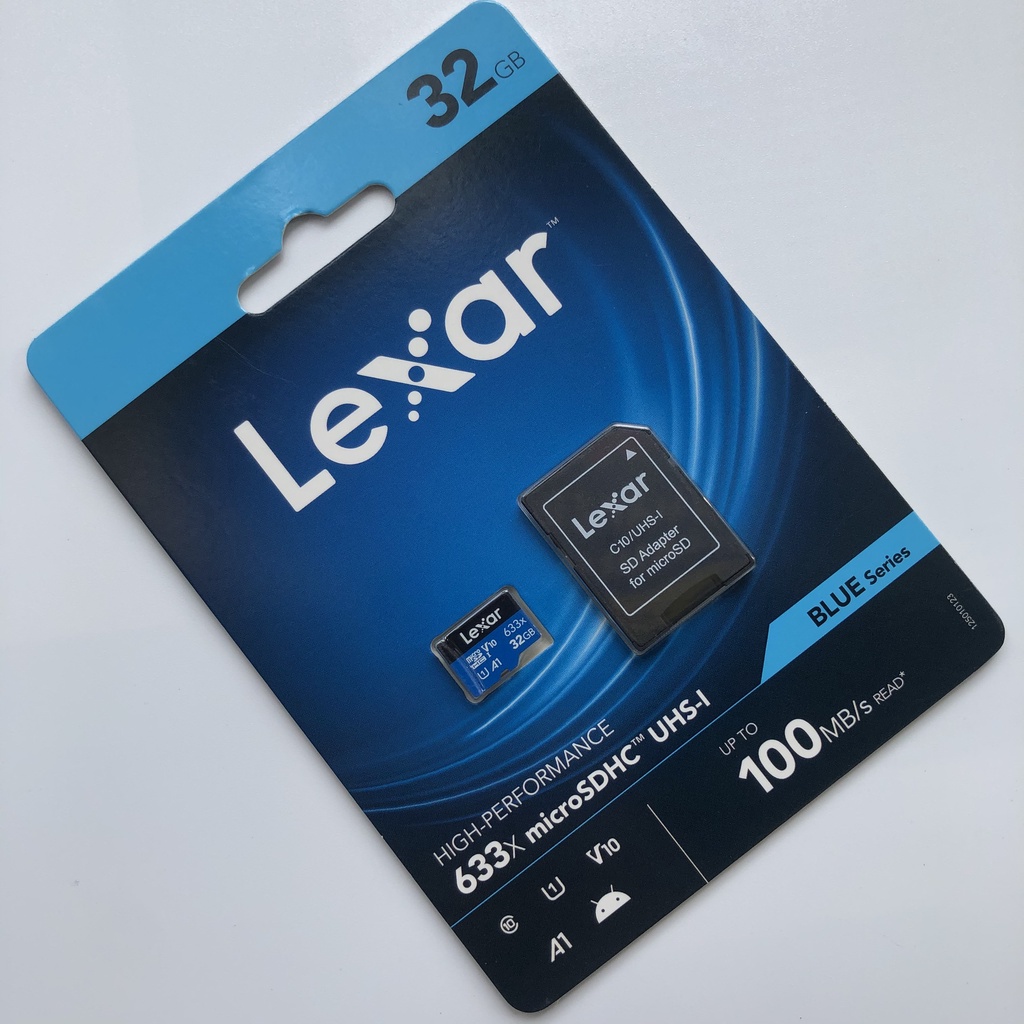 Thẻ nhớ 32G MicroSD Lexar Class 10 U3 633x 95MB - Chính Hãng