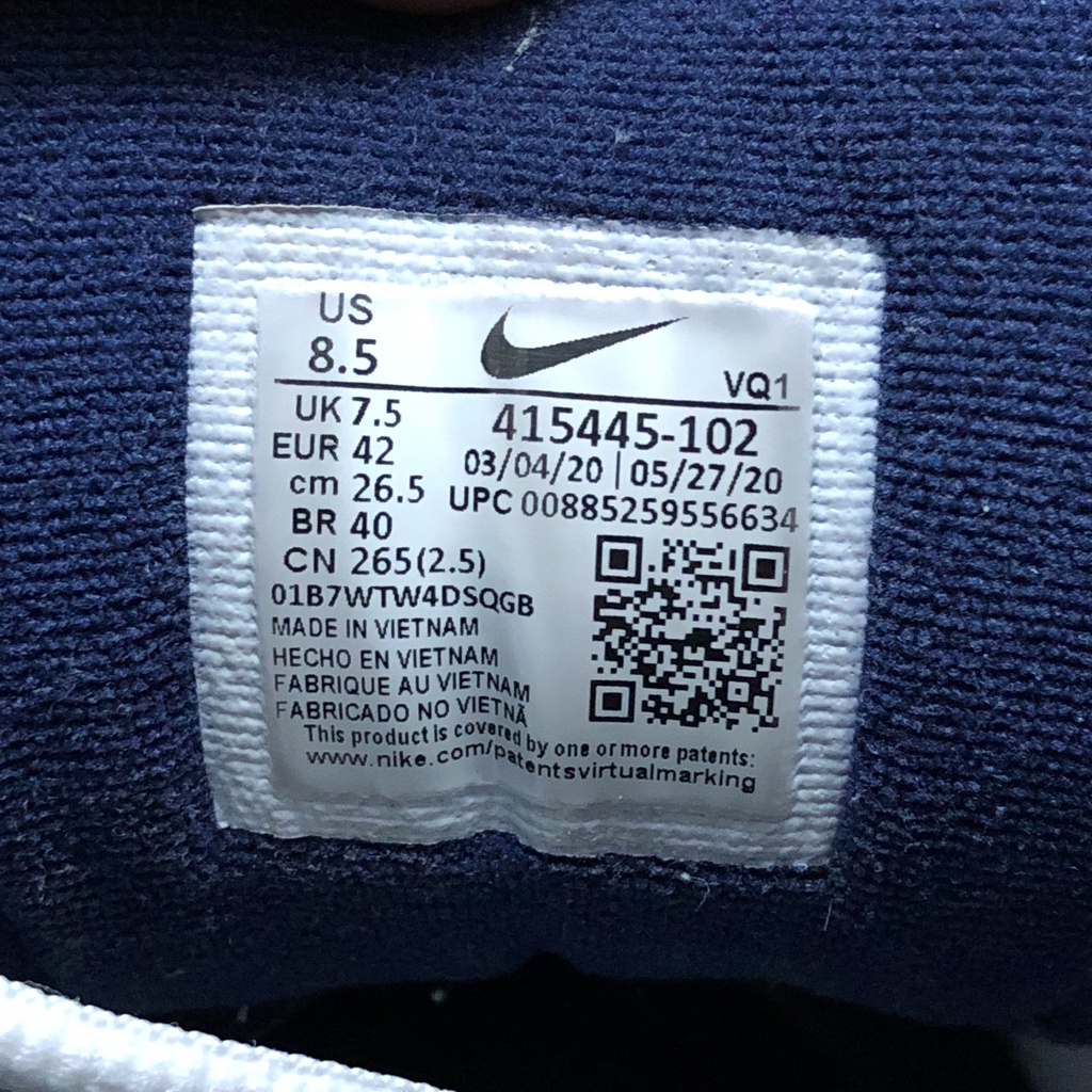 Giày Cũ NIKE Size 42 2hand chính hãng cam kết real trọn đời - Giày Cũ Sài Gòn