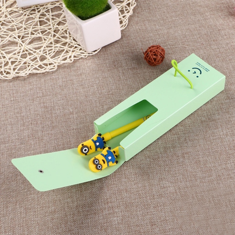 1 Hộp Đựng Bút Chì Dạng Trượt Bán Trong Bằng Nhựa Poly Khóa Nút Nhiều Màu Sắc Cho Văn Phòng Tốt Hơn