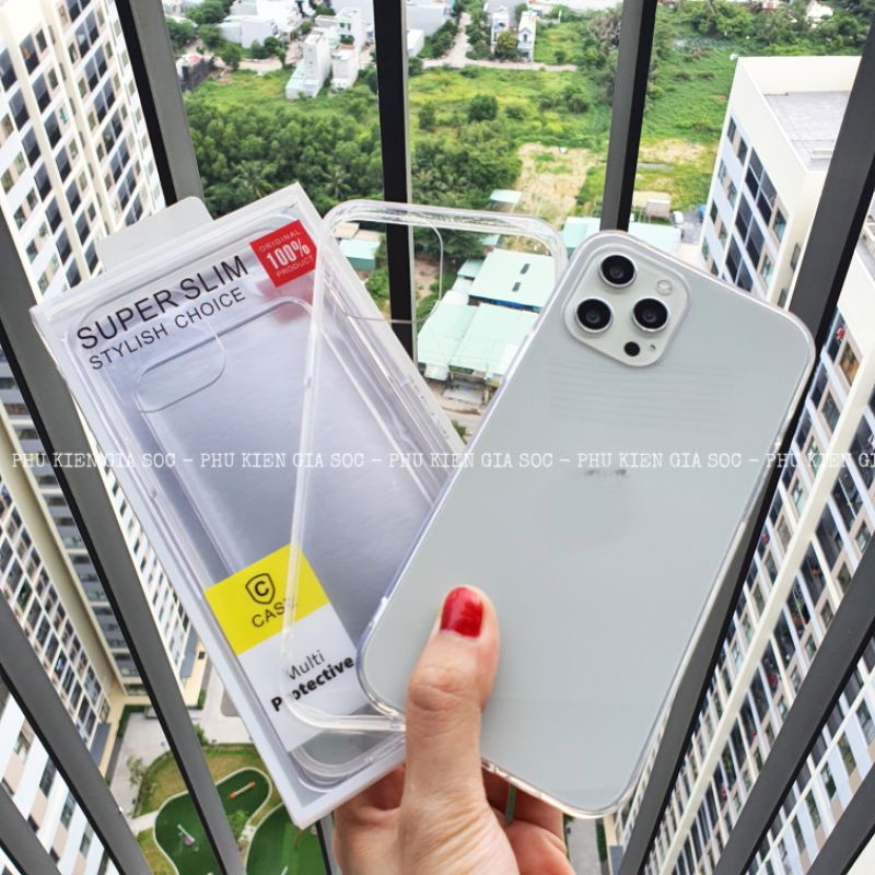 ỐP LƯNG ĐIỆN THOẠI SUPER SLIM CAO CẤP DÀNH CHO IPHONE - ỐP LƯNG TRONG SUỐT  - ÔM SÁT ĐIỆN THOẠI