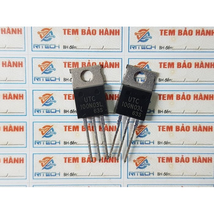 [Combo 5 con] UTC100N03L, 100N03L Mosfet Kênh-N 30V/98A TO-220