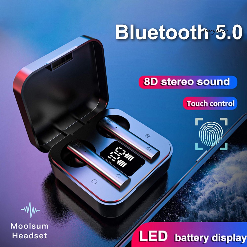 Tai Nghe Nhét Tai Không Dây Kết Nối Bluetooth 5.0 Fs + Air2s Tws