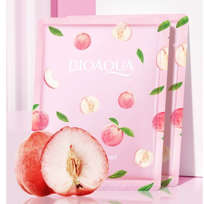 Mặt nạ Trái Đào Peach Bioaqua giúp dưỡng ẩm, làm trắng da