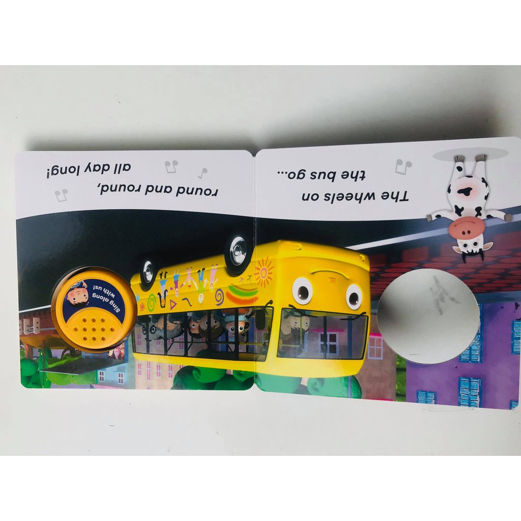 Sách : Little Baby Bum The Wheels on the Bus : A Sing-Along Sound Book - Dành Cho Bé Từ 1 tuổi