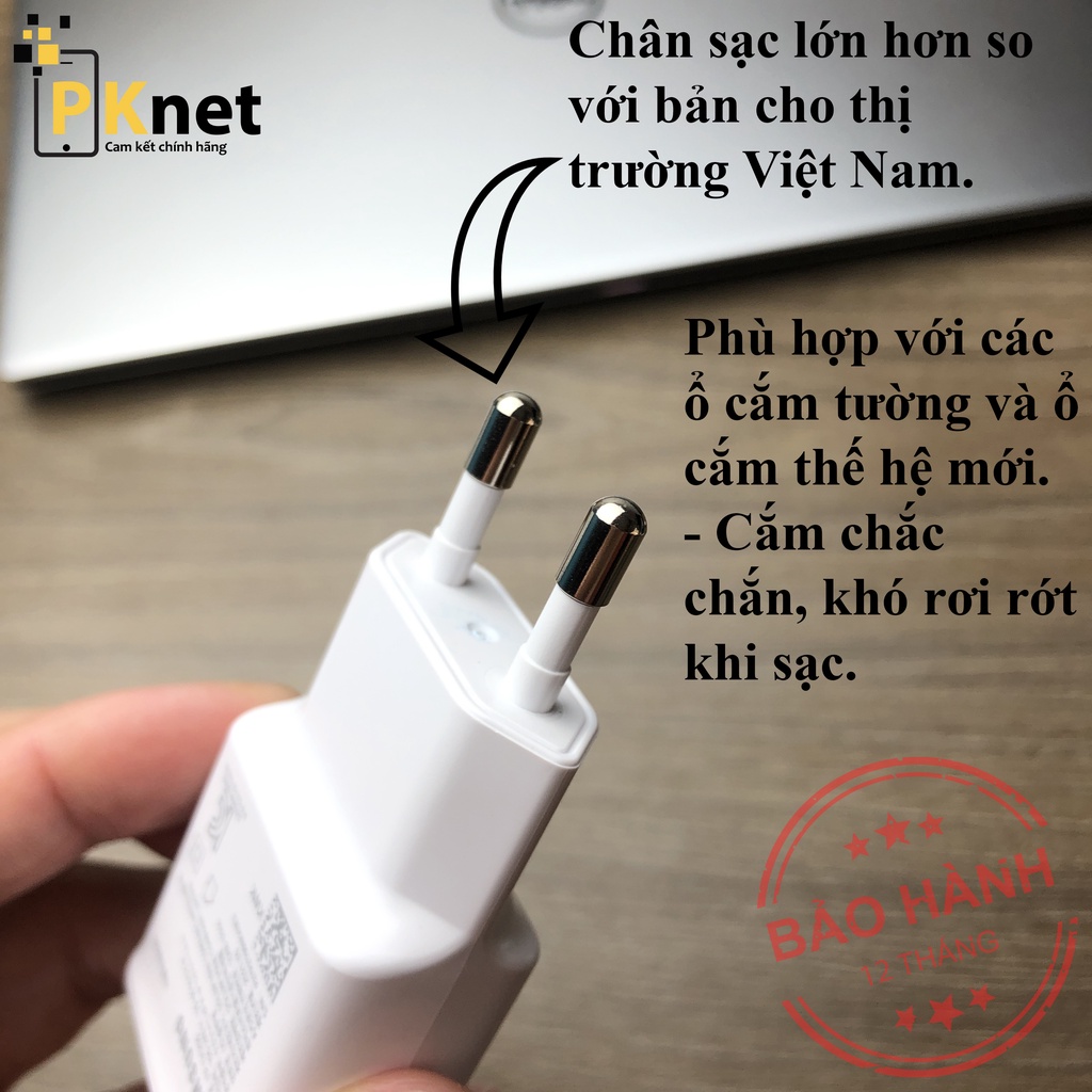 Sạc nhanh 15W Samsung bản dành cho thị trường Hàn