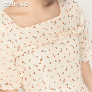 Đầm hoa rã đô bèo DA971 GUMAC
