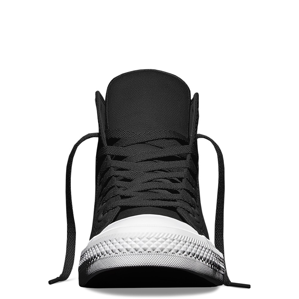 Giày Chuck II AllStar Classic Màu Xám Đậm Cổ Cao Nữ