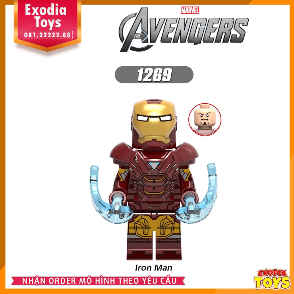 Xếp hình Minifigure Marvel Biệt đội siêu anh hùng Avengers (2012) - Đồ Chơi Lắp Ghép Sáng Tạo - XINH X0259